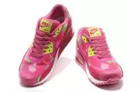 femmes nike air max 90 premium casual 2019U premium tape new style france pink vert